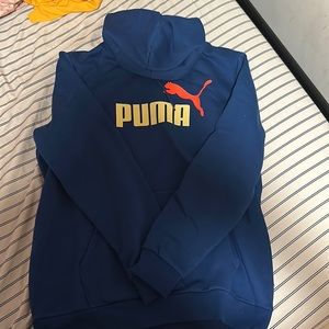 Large Blue puma hoodie